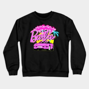 Sport Car Barbie Retro Crewneck Sweatshirt